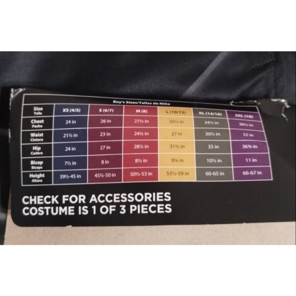 The Batman Boys 3 Piece Padded Muscle Costume Medium 8 New Halloween Lights Up - Picture 7 of 9